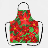 Tablier Poinsettias (Recto)