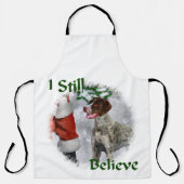 Tablier Pointeur court allemand Noël (Recto)