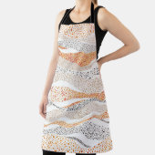 Tablier Pointillisme Wavy Polka : Doux Doux Textile (Insitu)