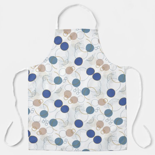 Tablier Points couleur sable de plage (Recto)