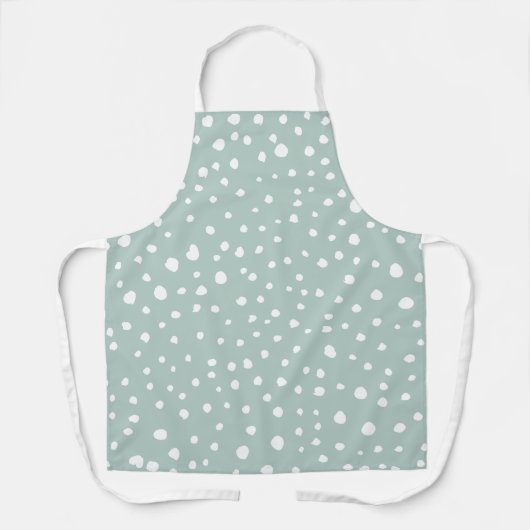 Tablier Points Dalmatiens verts, Points Dalmatiens, Pots D (Recto)