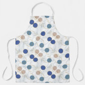 Tablier Points de couleur de sable de plage (Recto)