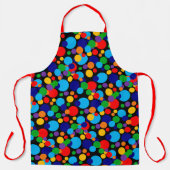 Tablier Points et points multicolores (Recto)