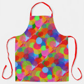 Tablier Points et points multicolores (Recto)