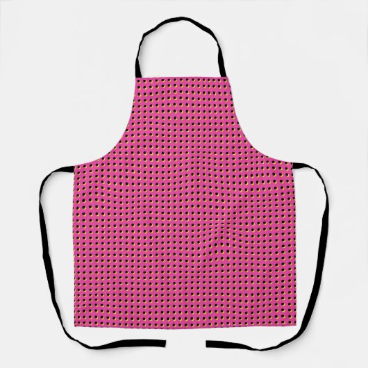Tablier Points roses 80/90 Retro Neon Motif (Recto)