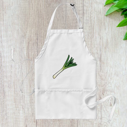 Tablier Poireau vert simple légume