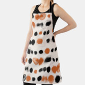 Tablier Pois Abstraits : Géométrie aquarelle. (Insitu)