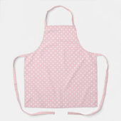 Tablier Pois blancs sur Rose Apron (Recto)