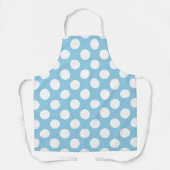 Tablier Pois Bleus, Motif Pointe Polka, Points, Pointe (Recto)