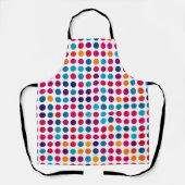 Tablier Pois de couleur (Recto)