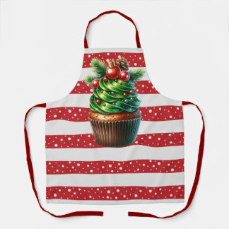 Tablier Pois de Noël et Apron Cupcake