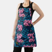 Tablier Pois doux et bourdons, rose et bleu (Insitu)