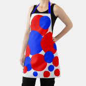 Tablier Pois rouge, blanc et bleu (Insitu)
