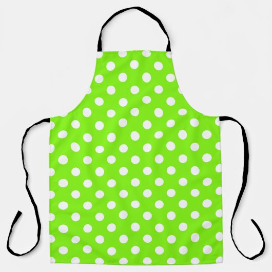 Tablier pois verts, blancs et verts (Recto)