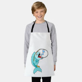 Tablier Poisson avec canne à pêche (Porté)