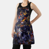 TABLIER POISSON KOI EN FLEURS (Insitu)