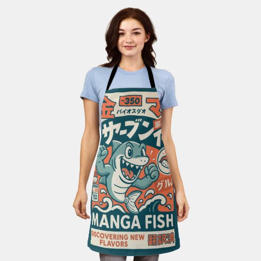 Tablier Poisson Manga (Porté)