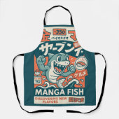 Tablier Poisson Manga (Recto)