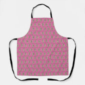 Tablier Poisson rose (Recto)