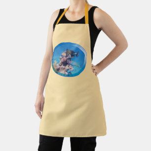 Tablier Poisson-verge à la barrière de corail - Design pho