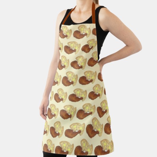 Tablier Poitrine de poulet frit et gaufres Soul Alimentati (Insitu)