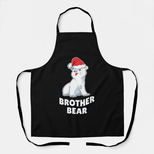 Tablier Polar Bear Christmas - Xmas Brother Gift (Recto)
