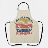 Tablier Pôle de pêche du golfe d'Amérique patriotique amér (Recto)