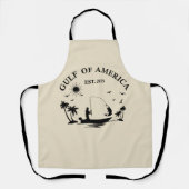 Tablier Pôle de pêche patriotique américain du golfe d'Amé (Recto)