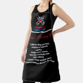 Tablier Pole Logo Black Red Navy Barber (Insitu)