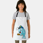 Tablier Police des poissons casquette de police (Insitu)