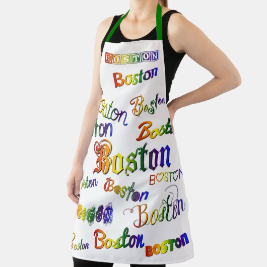 Tablier Polices arc-en-ciel de Boston (Insitu)