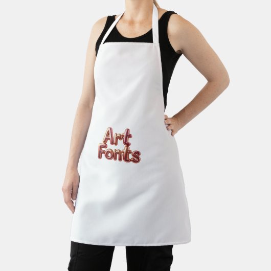 Tablier polices d'art (Insitu)