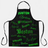 Tablier Polices vertes de Boston (Recto)