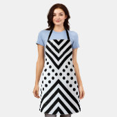 Tablier Polka Abstraite (Porté)