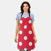 Tablier Polka dot (Porté)