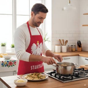 Tablier Pologne Polonais Aigle Rouge Blanc Polska Nom pers