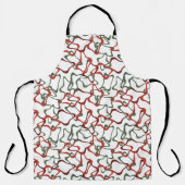 Tablier Polygones de Noël victoriens (Recto)