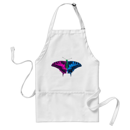 Tablier Polysexual Pride Flag Swallowtail Butterfly (Devant)