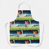 Tablier Pom-pom girl sur le terrain de sport (Recto)