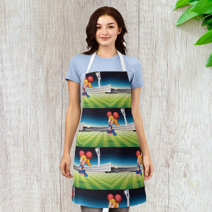 Tablier Pom-pom girl sur le terrain de sport