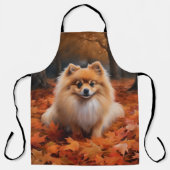 Tablier Poméranie en automne Feuilles Automne Inspire (Recto)