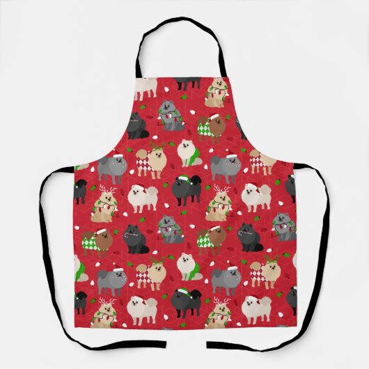 Tablier Poméraniens de Noël (Recto)