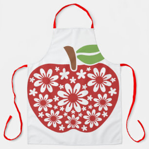 Tablier Pomme florale