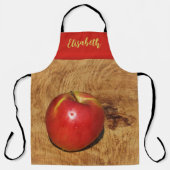 Tablier pomme, nourriture, cuisine, plateau, décoration de (Recto)