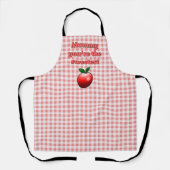 Tablier Pomme rouge la plus douce (Recto)