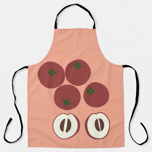 Tablier Pomme Velours (Recto)