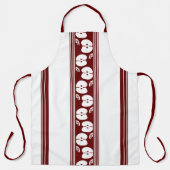 Tablier Pommes Luxe Rayures Jacquard (Recto)