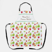 Tablier Pommes, Pêche, Limes Marché Agricole (Recto)