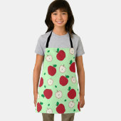 Tablier Pommes rouges et pommes à demi-pron (Insitu)