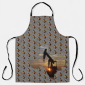 Tablier Pompe d'huile Jack au coucher du soleil (Recto)
